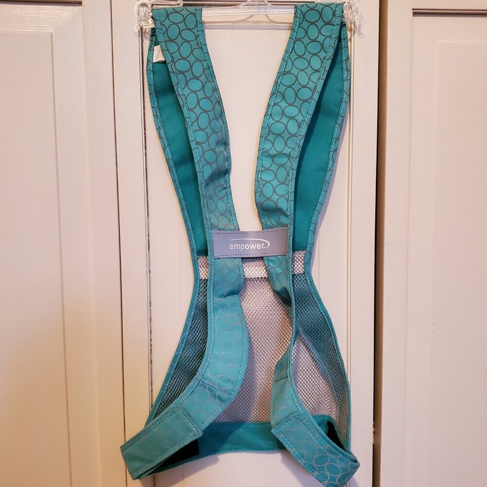 Empower NiteBright Ultra Luminescent Safety Vest and Fingerless Mittens, Teal - Picture 2 of 11